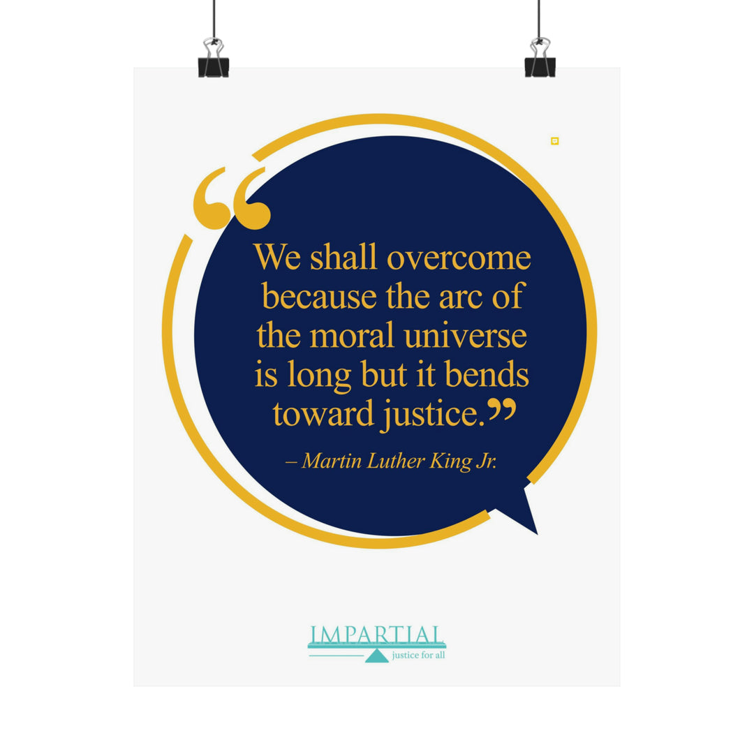 Martin Luther King Jr. Matte Quote Poster