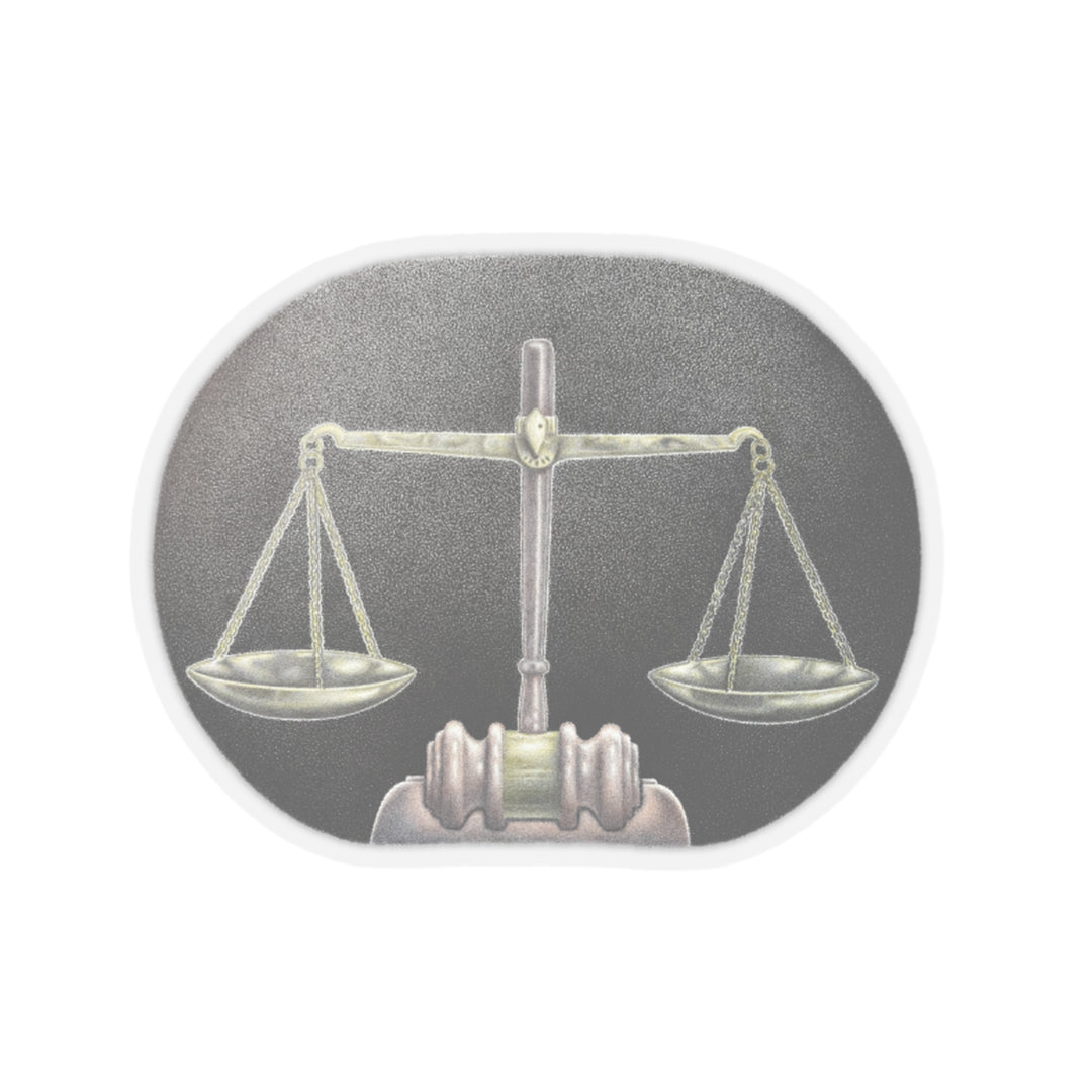 "Scales of Justices" Stickers